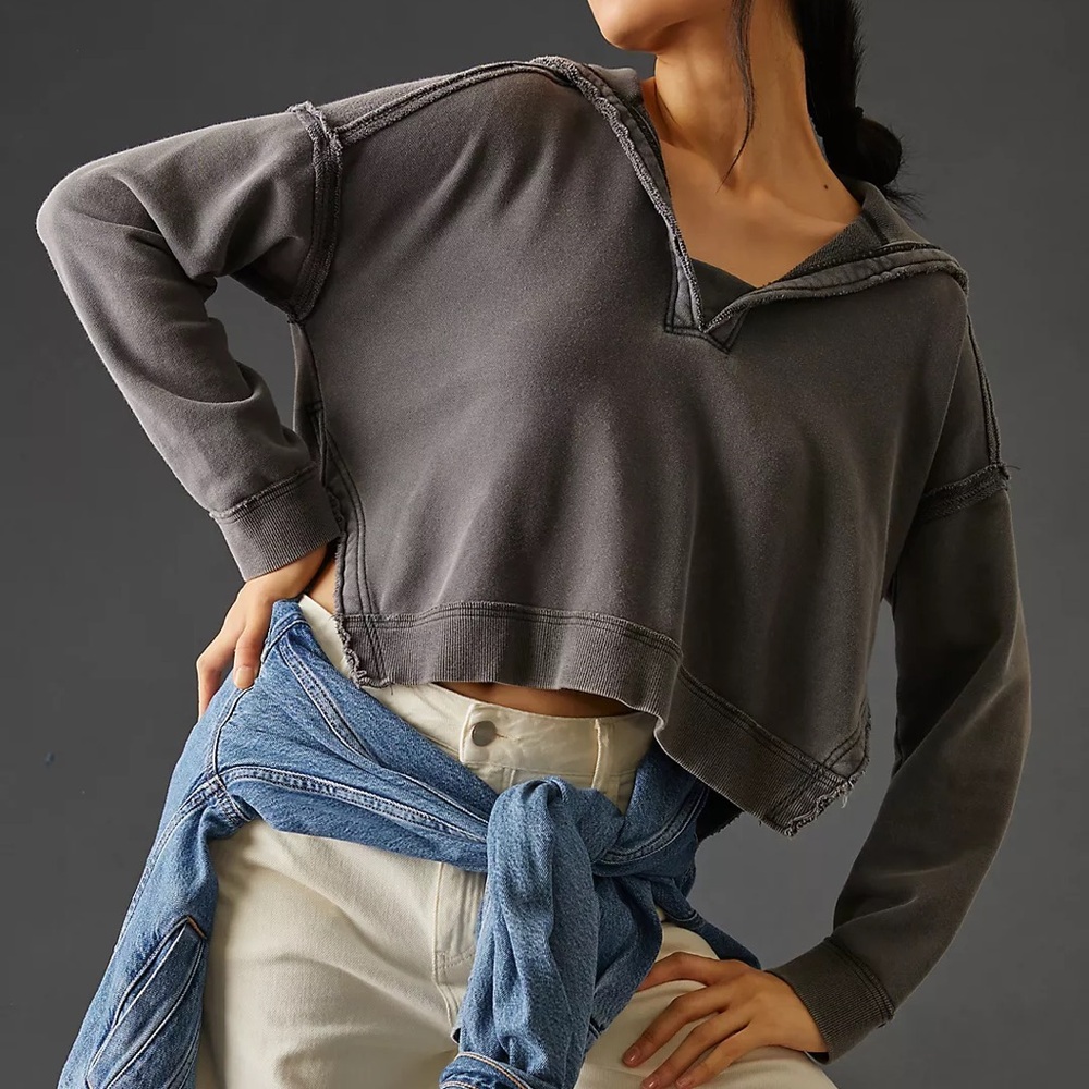 Anthropology Daily practice Johnny color pull over